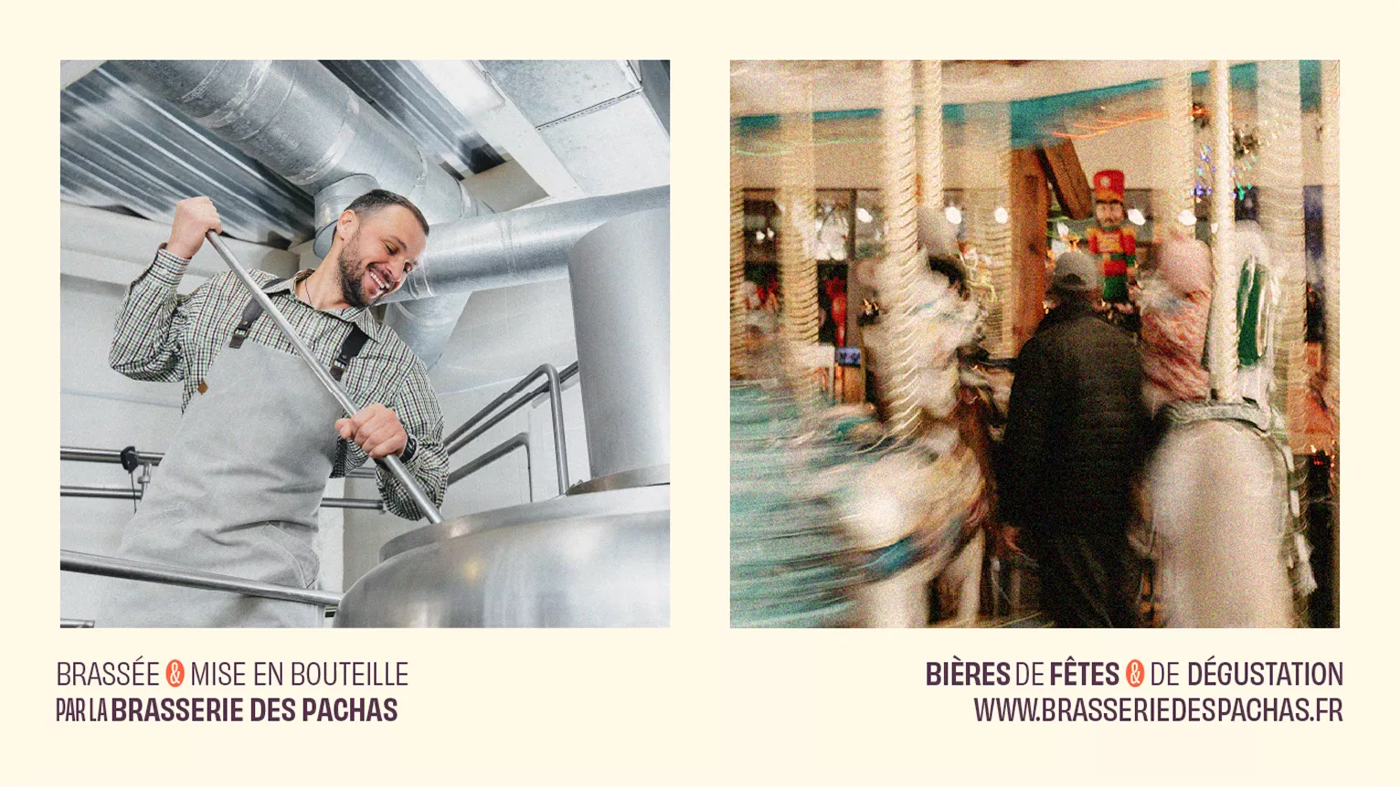 Univers graphique de la Brasserie des Pachas, couleurs, typographies et inspirations visuelles.