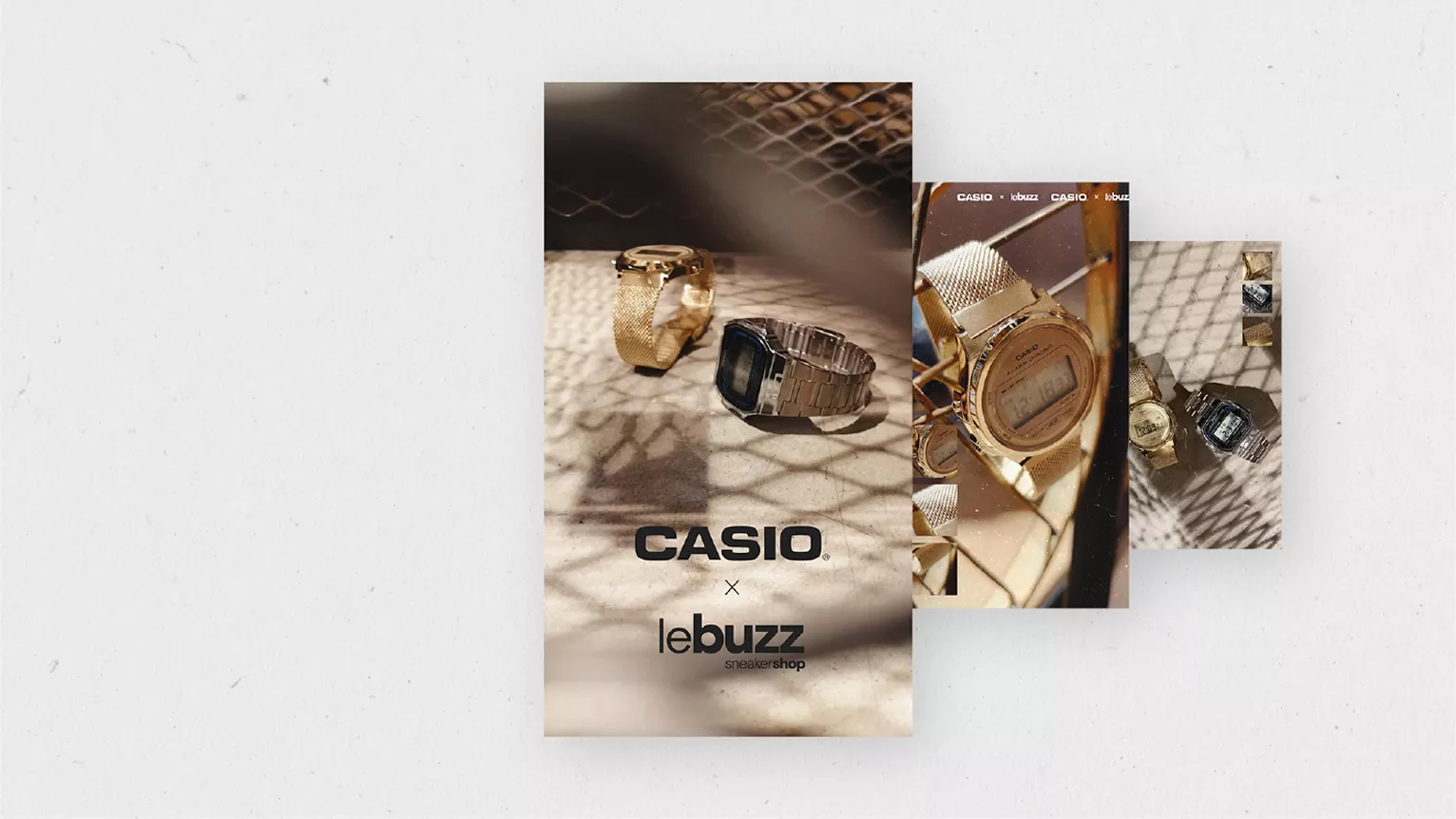 Publicité digitale Le Buzz, contenus visuels et vidéos pour réseaux sociaux, sneakers streetwear