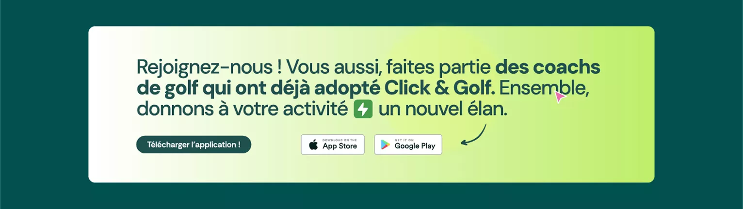 Création de l’univers de marque et storytelling pour Click & Golf