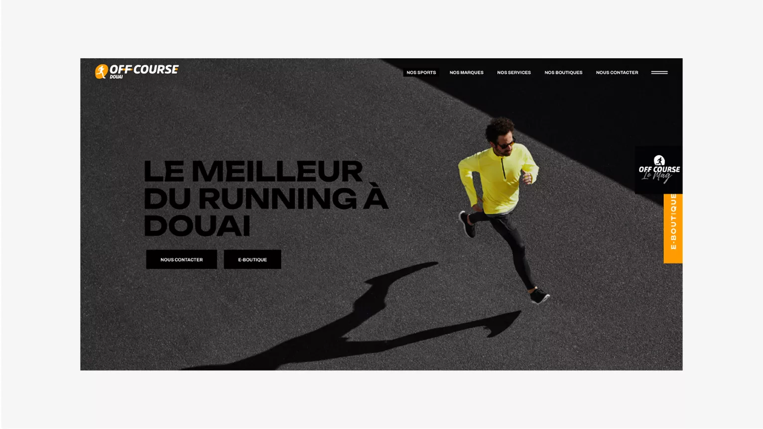 SEO site web Off Course, optimisation moteurs de recherche, visibilité digitale sport.