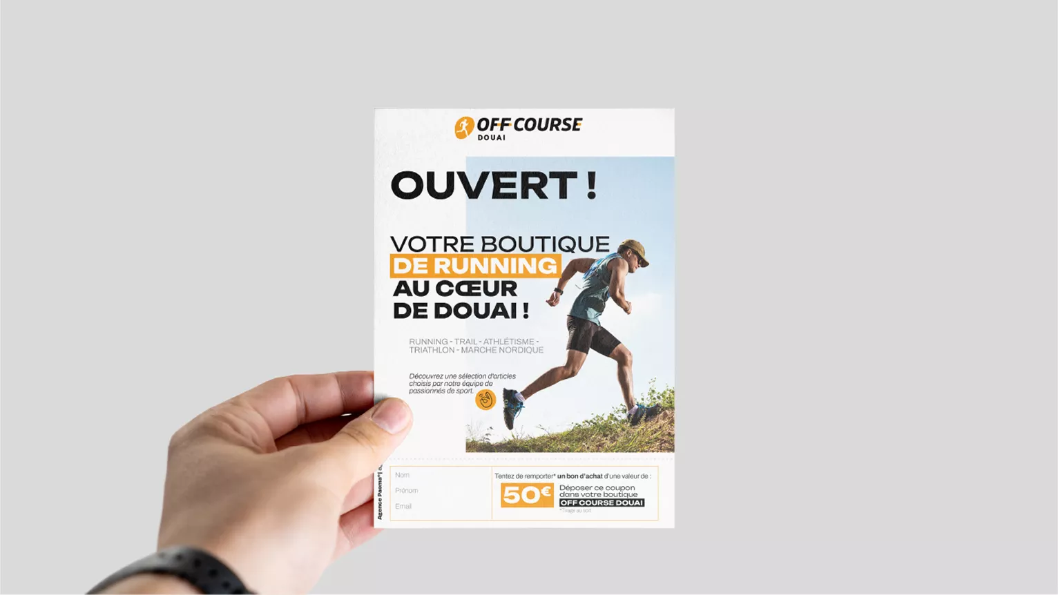 Marketing digital Off Course, site web optimisé, stratégie digitale multisports.